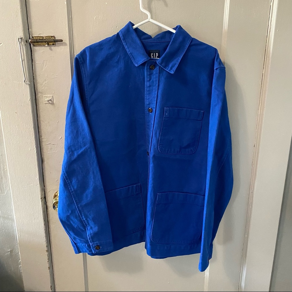 Gap canvas chore jacket. Blue. Large. NWOT